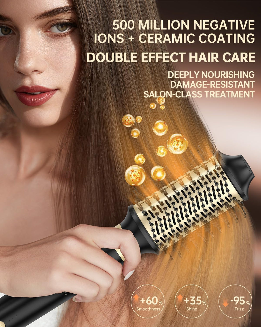 webeauty [Dual Voltage] 6in1 Airstyler Neues Upgrade,110,000U/Min, 30M/S, 500 Millionen Negative Ion