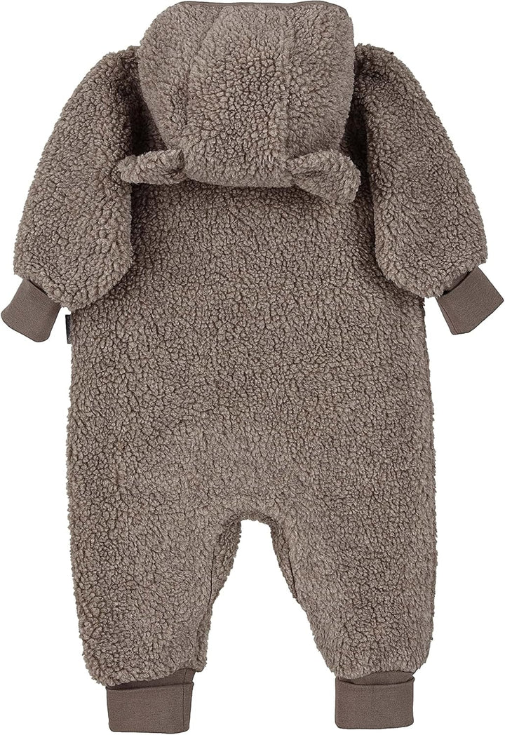 Sterntaler Baby Jungen Overall Baby Overall - Overall Baby, Baby Overall - aus Merino Wolle mit Kapu