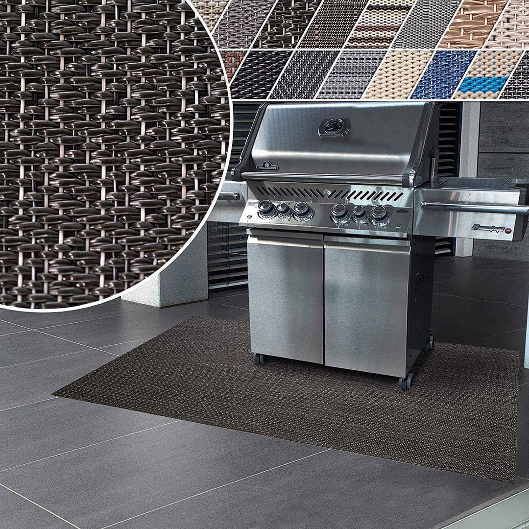 Floordirekt Grillschutzmatte | Schwer entflammbar | 2 Grössen | 5 Designs | Grillmatten zum Grillen