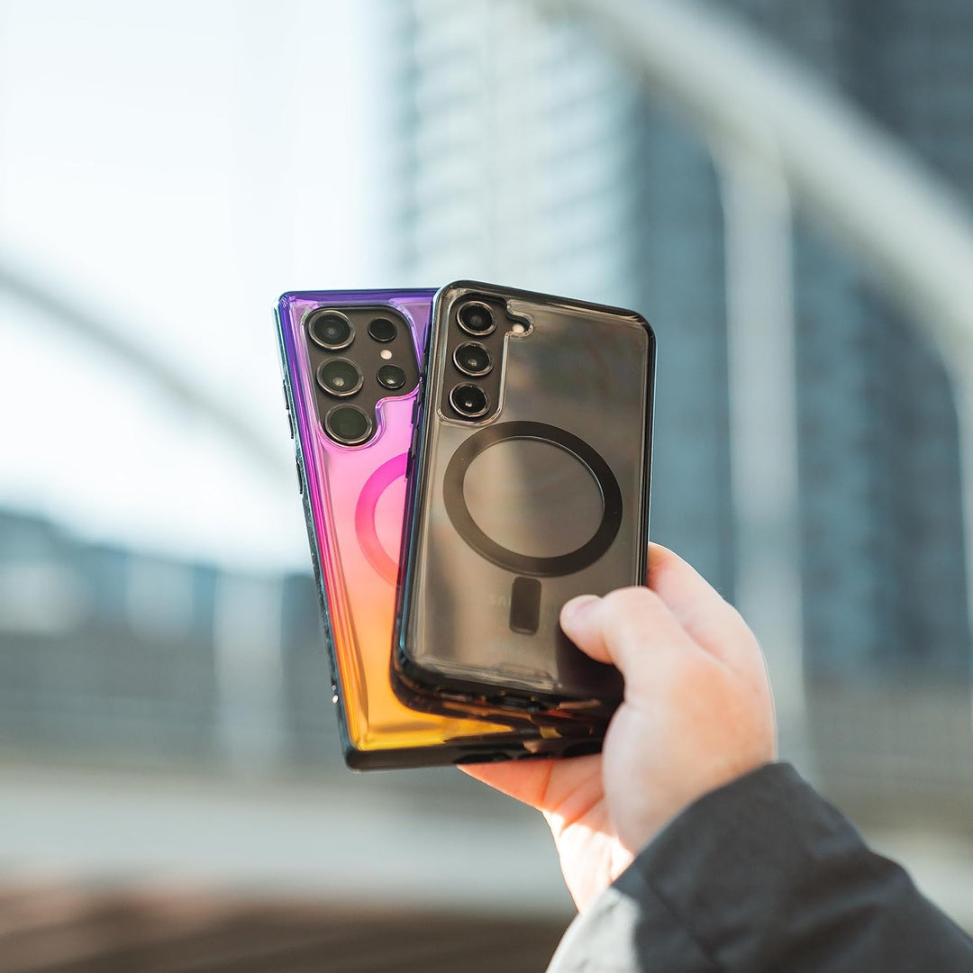 Mous - Durchsichtig Hülle für Samsung Galaxy S23 Ultra - Clarity 2.0 - Handyhülle S23 Ultra MagSafe-