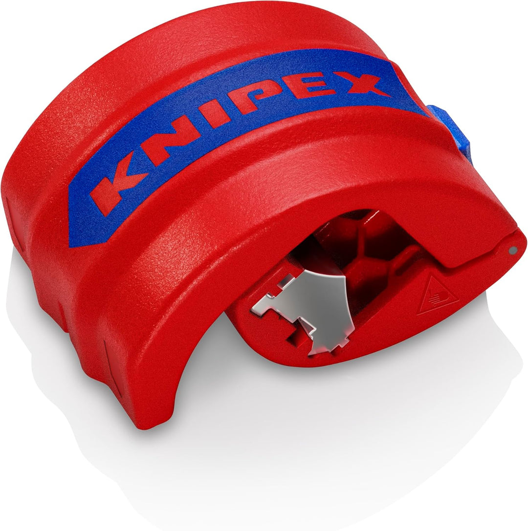 KNIPEX BiX® Schneider für Kunststoffrohre und Dichthülsen, 20-50 mm, trennt spanlos, incl. 2 Ersatzk
