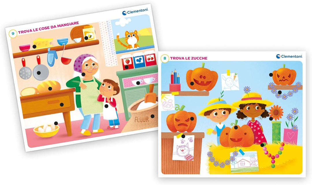 Clementoni - Mein erster Wissenschaftler, alle auf dem Bauernhof, Lernspiel für Kinder 2-4 Jahre, Ba