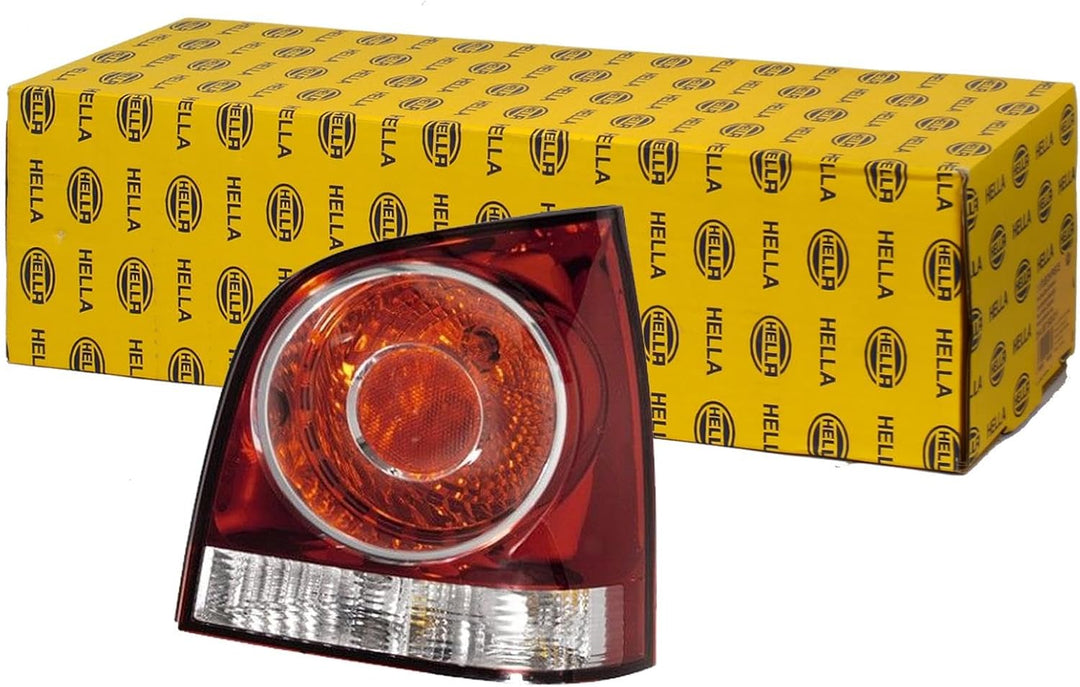 HELLA 2VP 965 303-081 Heckleuchte - Glühlampe - glasklar/rot - rechts - für u.a. VW Polo (9N_), Rech