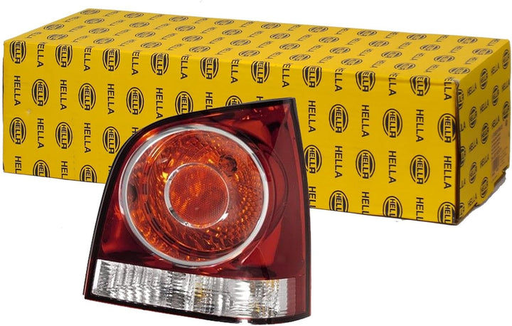 HELLA 2VP 965 303-081 Heckleuchte - Glühlampe - glasklar/rot - rechts - für u.a. VW Polo (9N_), Rech