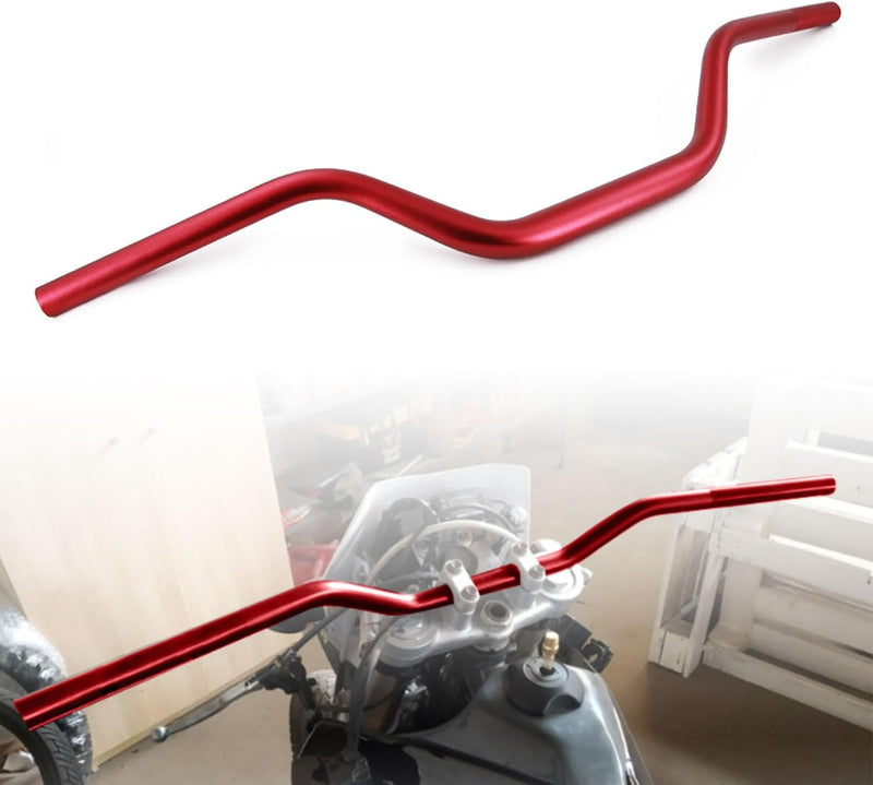 Motorrad Lenker 28mm,Chopper Lenker Moped Lenker Motorrad Lenker 1 1/8" Universaler für Pit Dirt Bik