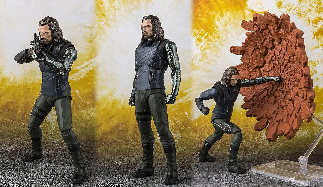 Bandai Tamashii Nations BAS55177 Bandai S.H.Figuarts Bucky & Tamashii Effect Impact Avengers Bucky A