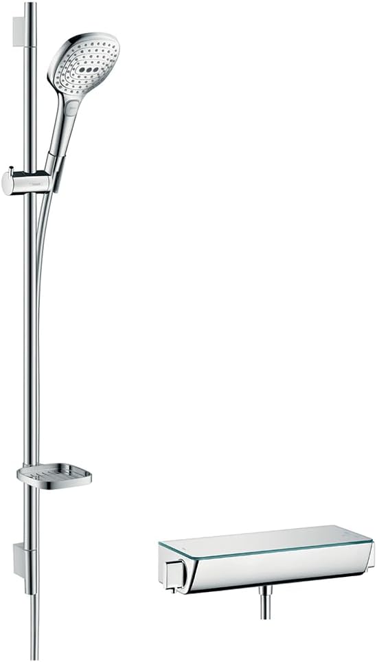 hansgrohe Raindance Select E 120 Thermostatset 0,90m, 3 Strahlarten, Chrom 0,90m Set Chrom, 0,90m Se