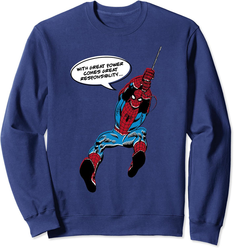 Marvel The Amazing Spider-Man Simple Comic Bubble Sweatshirt