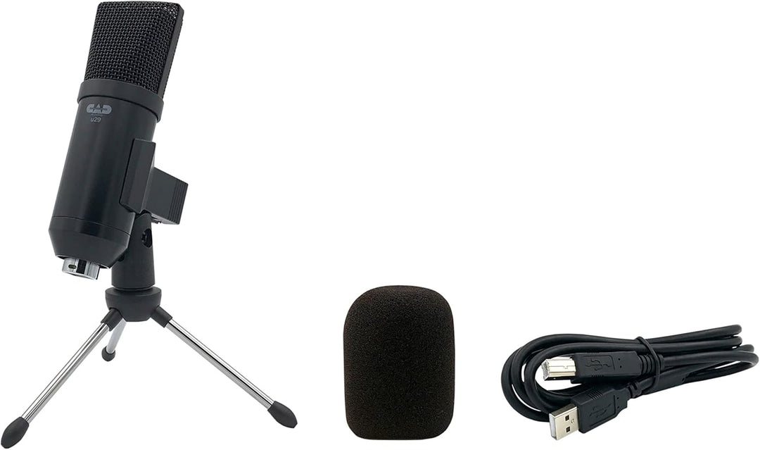 CAD Audio U29 USB Grossmembran-Kondensatormikrofon (Charakteristik: Niere, 20 Hz - 20 kHz, integrier