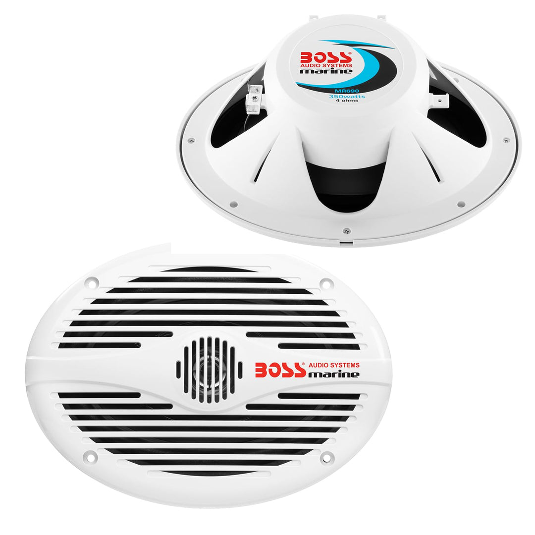 ALTAVOZ EMPOTRABLE DE 6' x 9 ' (350 W MAX), WHITE 6x9 Weiss 350W MR690, 6x9 Weiss 350W MR690
