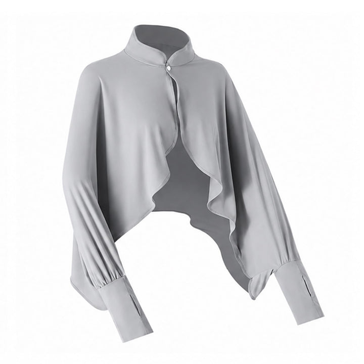Elegtiskas Kühlender Damen-Umhang mit UV-Schutz, atmungsaktiv, mit Ärmeln, für Outdoor-Sportarten Gr