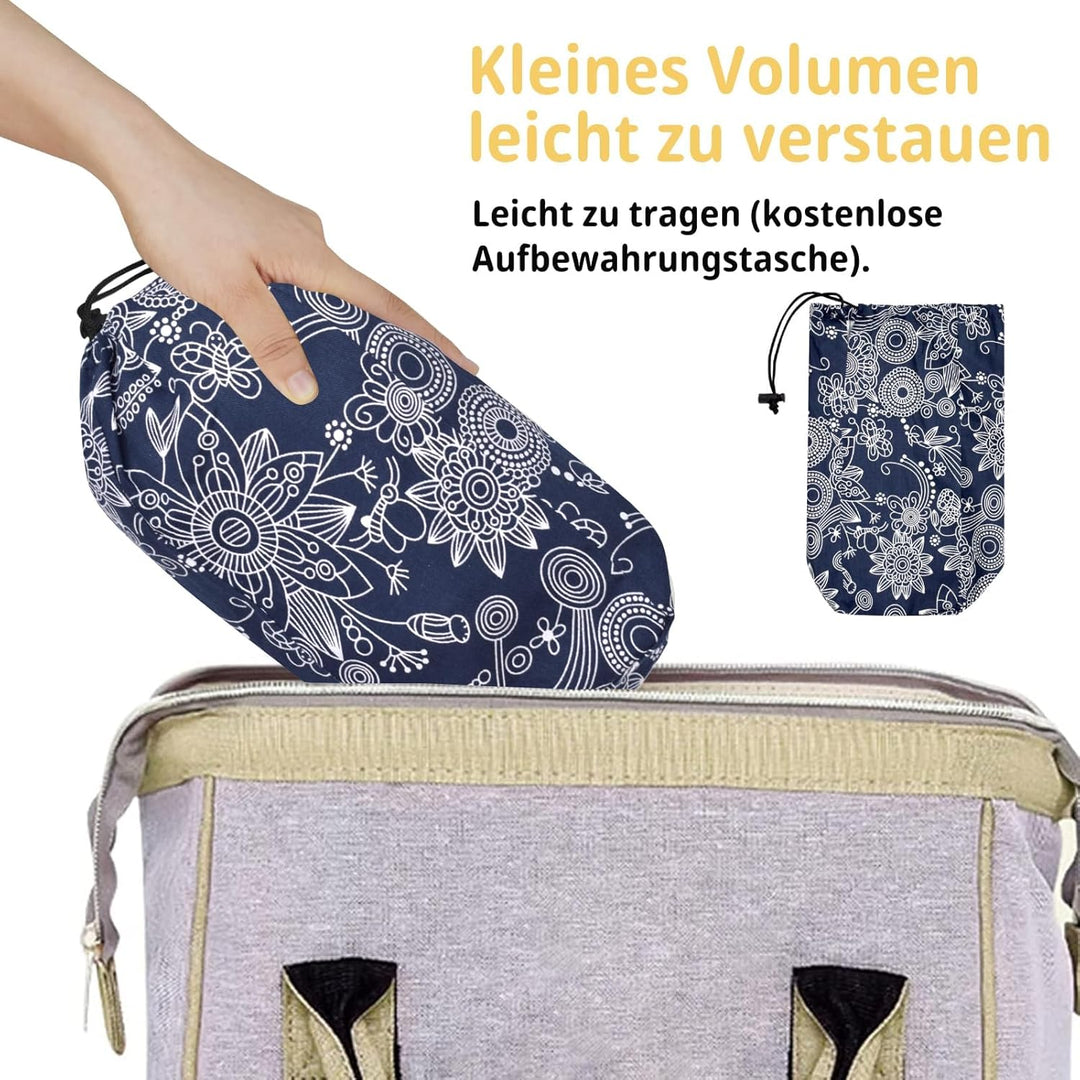 vrbabies Babytrage, Tragetuch Baby-Fronttrage von Neugeborenen bis Kleinkindern, New Upgrade verstel