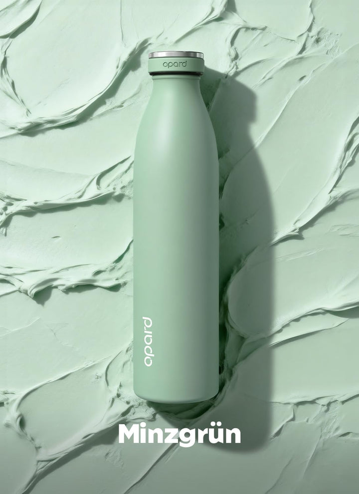 Opard Grip Thermosflasche 500ml, 36h Kalt & 12h Heiss Trinkflasche Edelstahl, Trinkflasche Kohlensäu