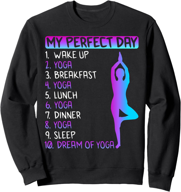 Lustiges Yoga-T-Shirt für Damen, Meditation, lustige Sprüche, Witze Sweatshirt