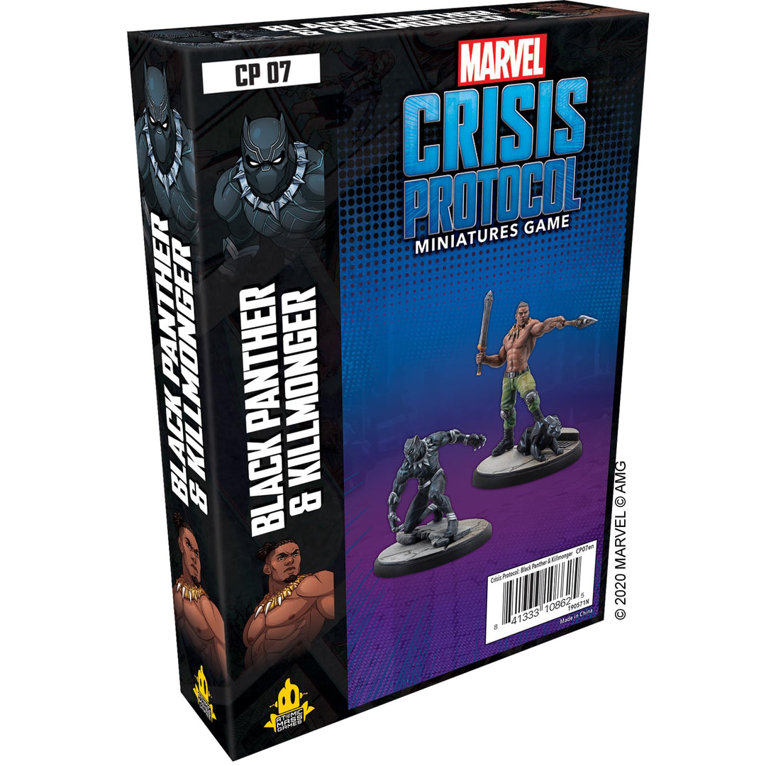 Atomic Mass Games , Marvel Crisis Protocol: Character Pack: Black Panther and Killmonger, Miniatures