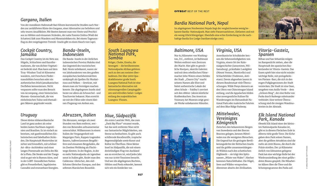 LONELY PLANET Bildband 100 neue Reiseziele: Die Welt abseits der ausgetretenen Pfade, Gebundenes Buc