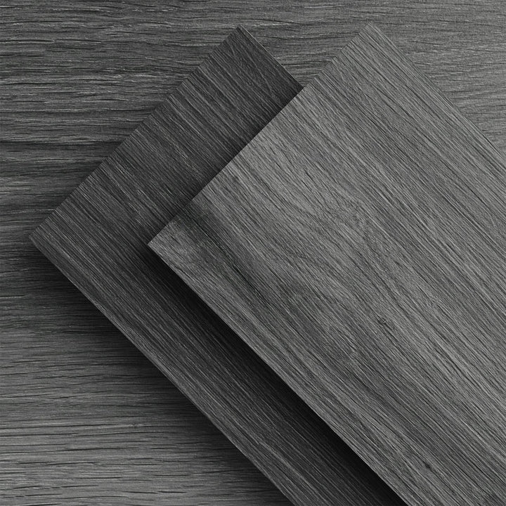 TOPOSE Vinyl Bodenbelag Selbstklebend Zweifarbiges Schiefer Grau – 36 Stück 5,02 m², Einfache DIY-Ve