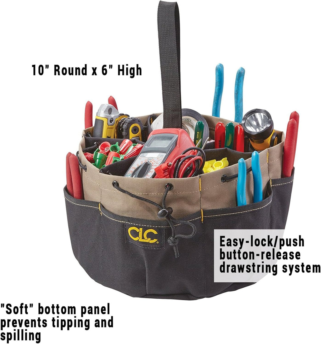 Custom Lederwaren 1148 22-pocket Kordelzug Bucketbag, Pack of 1