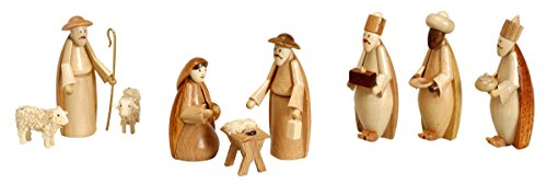Rudolphs Schatzkiste Miniaturfiguren Krippenfiguren Natur Höhe 5,5cm NEU Weihnachten Christi Geburt