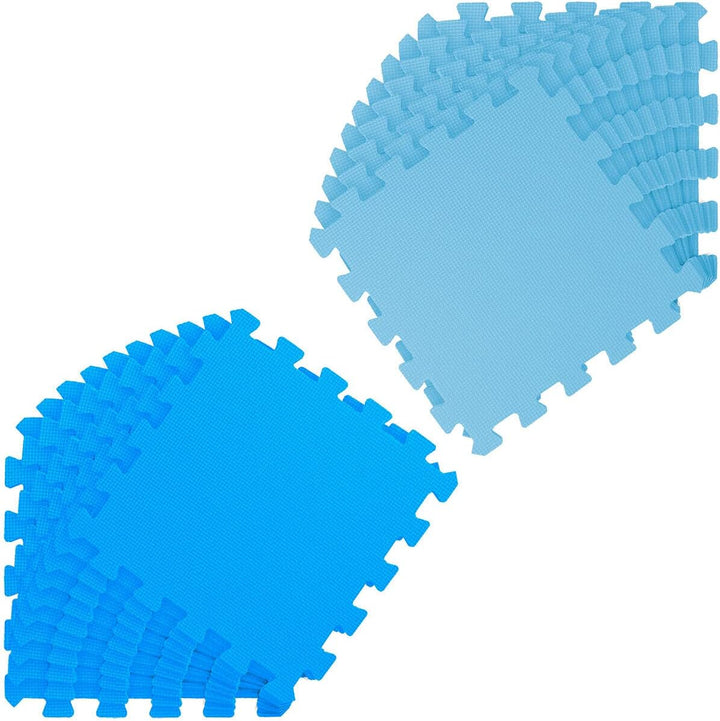 LittleTom 18 Teile Spielmatte Baby ab Null - 30x30 Schaumstoff Puzzlematte Kinder Isomatte Baby Spie