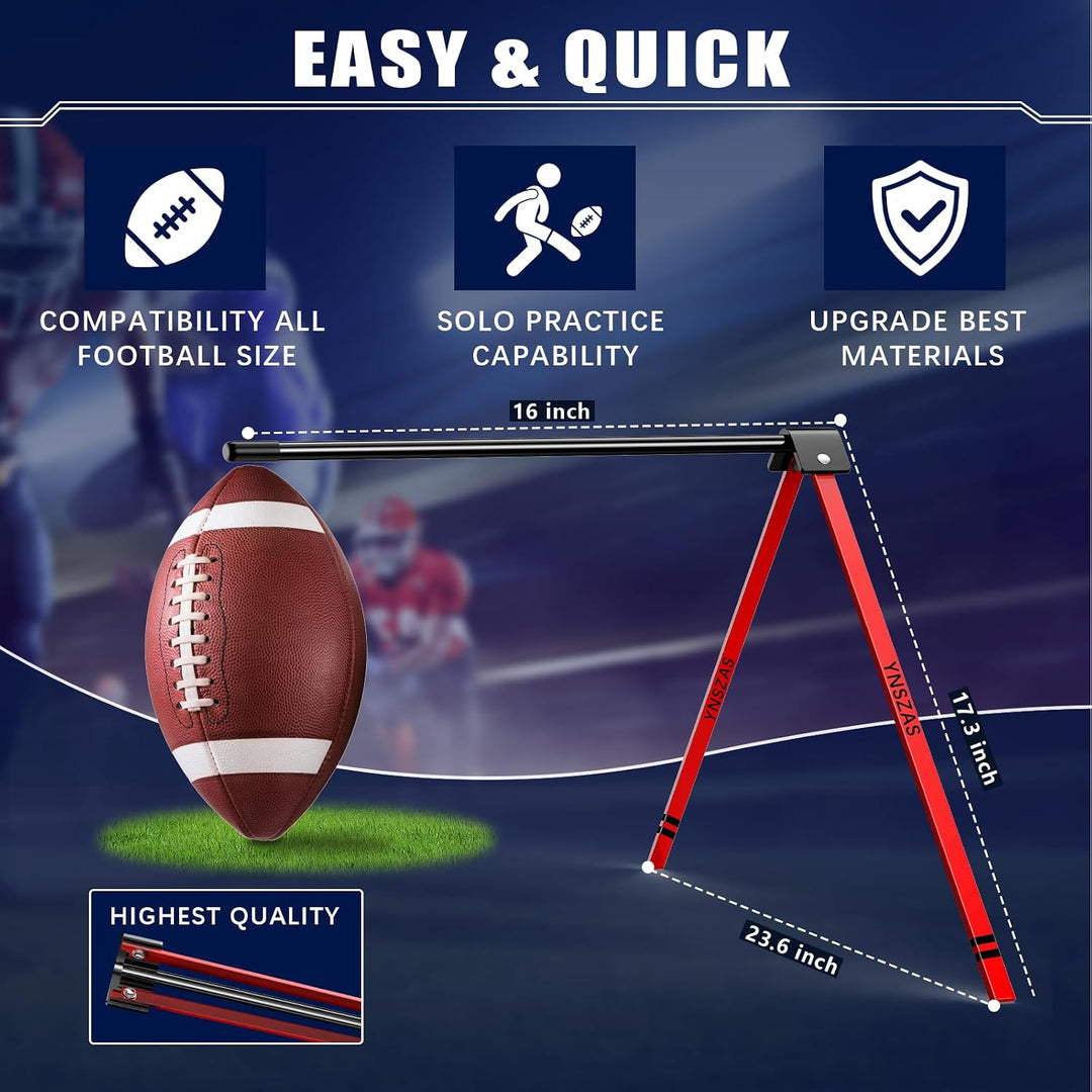 YNSZAS Fussball Kicking Tee, tragbarer Field Goal Kicking Holder Ständer, Kickoff Tee kompatibel mit