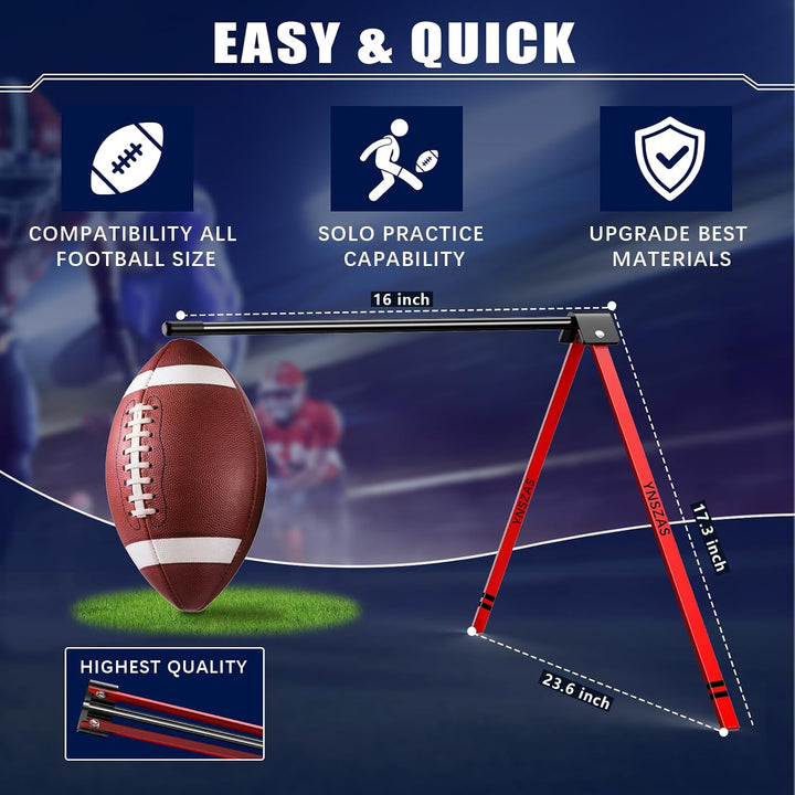 YNSZAS Fussball Kicking Tee, tragbarer Field Goal Kicking Holder Ständer, Kickoff Tee kompatibel mit