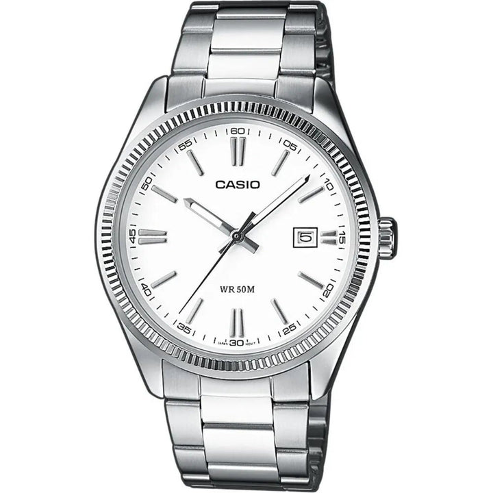 Casio Collection Damen Armbanduhr LTP-1302PD Weiss, Weiss