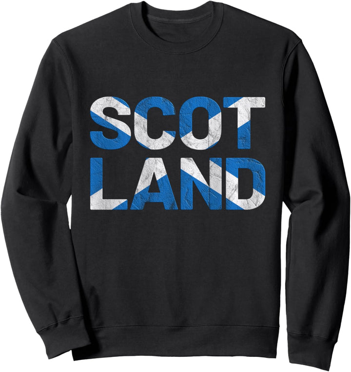 Schottland Flagge lustiges Schotten UK Reisende Geschenk Sweatshirt