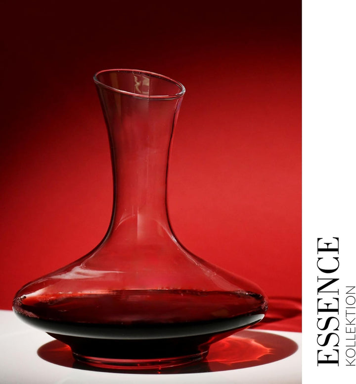 Krosno Essence Weindekanter, 1200 ml, Handgefertigtes Glas, Elegantes und Funktionales Design, Perfe