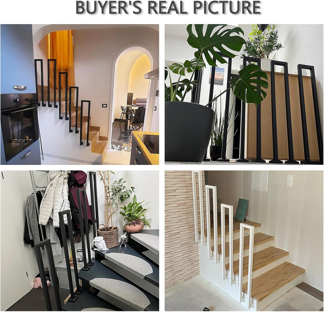 U-FöRmige GeläNder Treppe, TreppengeläNder Innen, Handlauf, Metal Drinnen/RaussEn, Nordic Modern sch