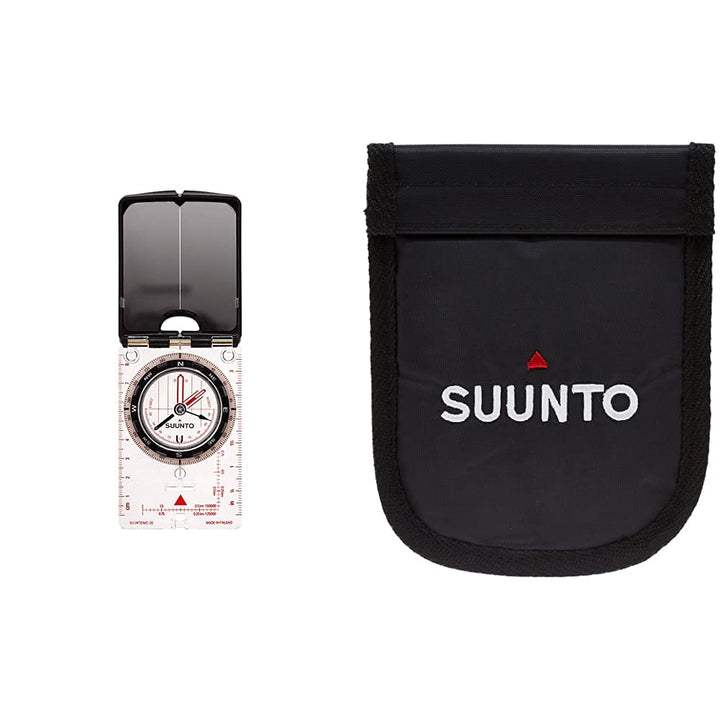 Suunto Kompass MC-2 G MIRROR COMPASS, weiss, One size Mirror Compass + Tandem Nylon Pouch, Mirror Co
