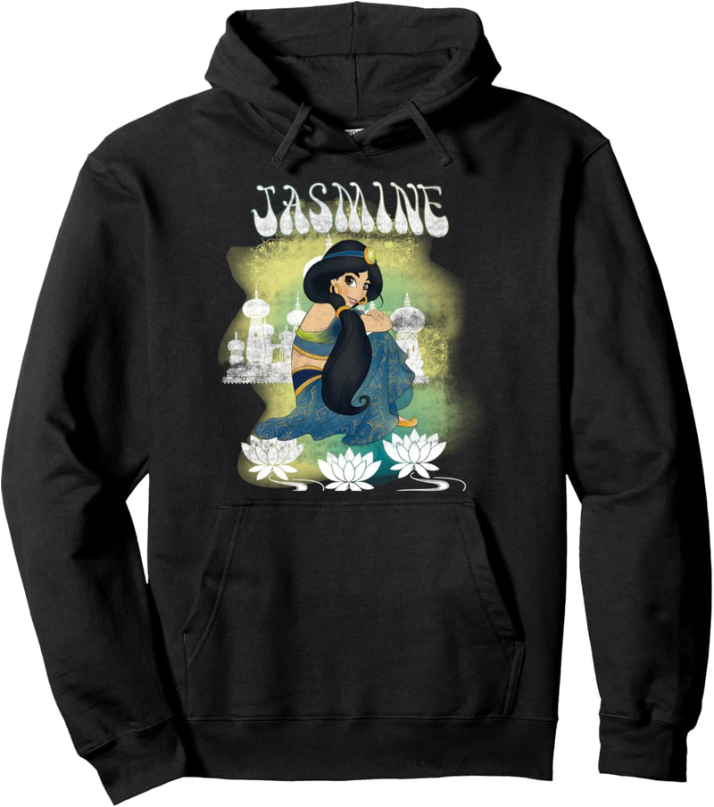 Disney Aladdin Jasmine Distressed Watercolor Pullover Hoodie