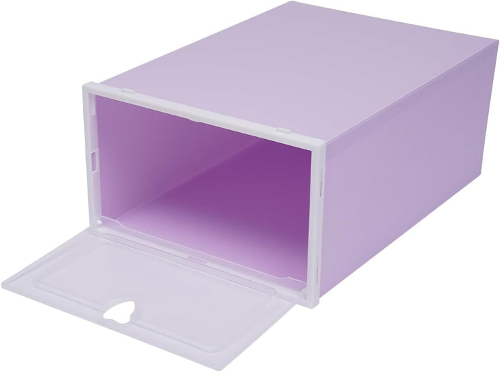 Schuhboxen Stapelbar,Klappbar Transparent,20er Set | Klappbares Design Mit Klarsichtklappe,Platzspar