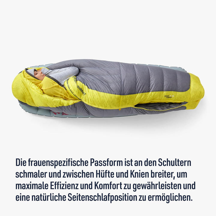 Sea to Summit Spark Ultraleichter Daunenschlafsack für Damen Einheitsgrösse 30 Grad, Einheitsgrösse