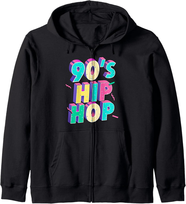 90er Hip Hop frischer Retro Kapuzenjacke