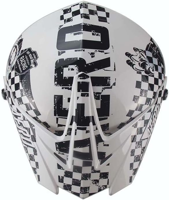 Kinder Crosshelm Skeleton AHP – Motorradhelm für Kinder, ABS-Schale, robuster Kinderhelm für Downhil