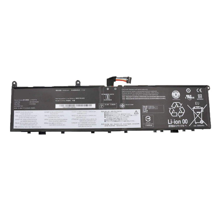 01AY969 L17C4P72 SB10Q76929 SB10Q76928 01AY968 L17M4P72 L18M4P71 SB10S57317 01YU911 Laptop Batterie
