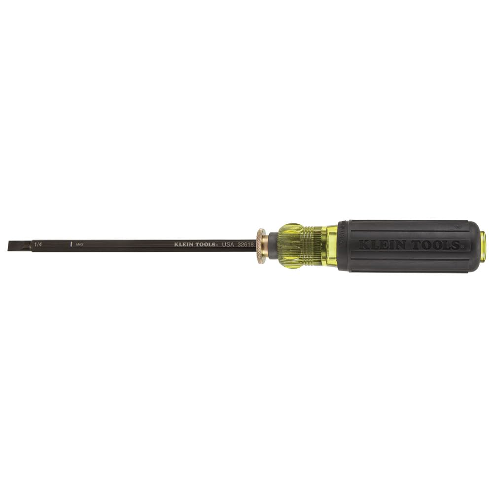 Klein Tools 32751 Schraubendreher mit verstellbarer Länge 4 bis 8 Zoll, 2 Kreuzschlitzspitze und 1/4