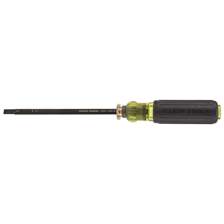 Klein Tools 32751 Schraubendreher mit verstellbarer Länge 4 bis 8 Zoll, 2 Kreuzschlitzspitze und 1/4