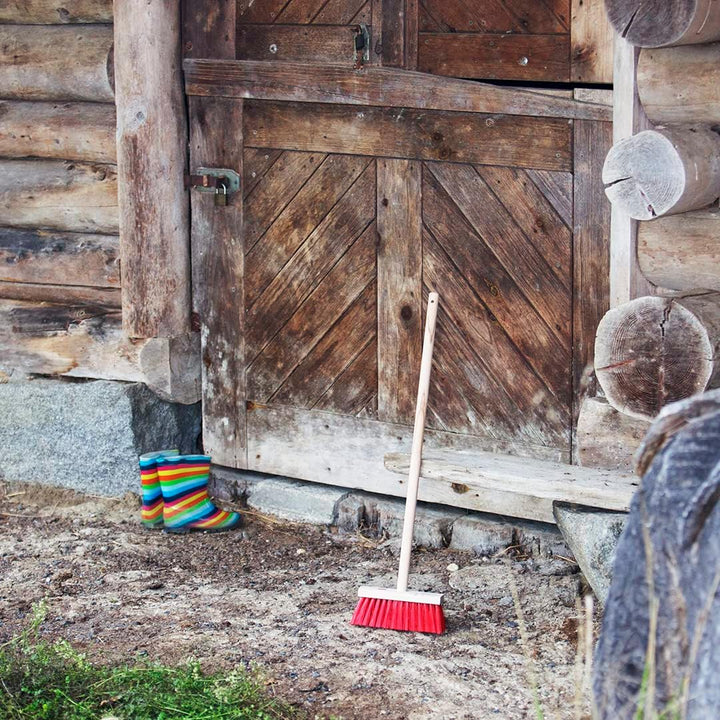 Theo Klein 2794 Bosch Stielgeräte Set I bestehend aus Schaufel, Laubrechen, Rechen und Besen I Spiel