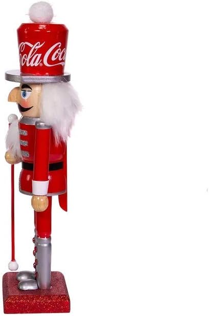 Kurt S. Adler Coca-Cola CC6202 Nussknacker aus Holz, 25,4 cm, Mehrfarbig