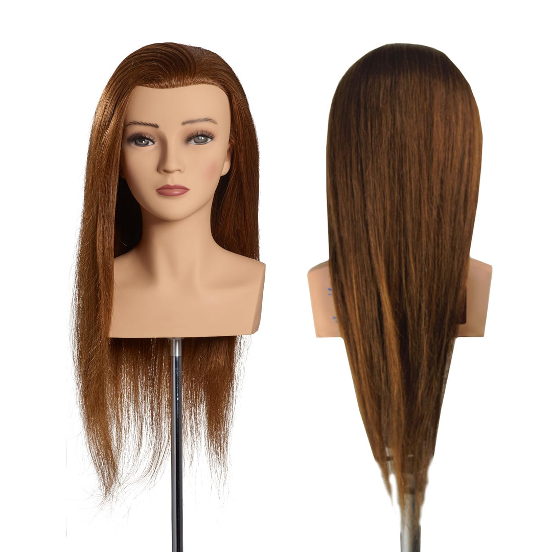 L'IMAGE Malin mit 50cm Echthaar, mittelblond, mit Wimpern