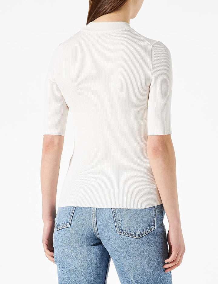 HUGO Damen Shoundyna Top L Natural102, L Natural102