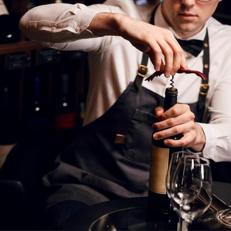 10 Stück Gelb Kellnermesser 3-in-1 Flaschenöffner | Korkenzieher Edelstahl, Weinöffner für Sommelier