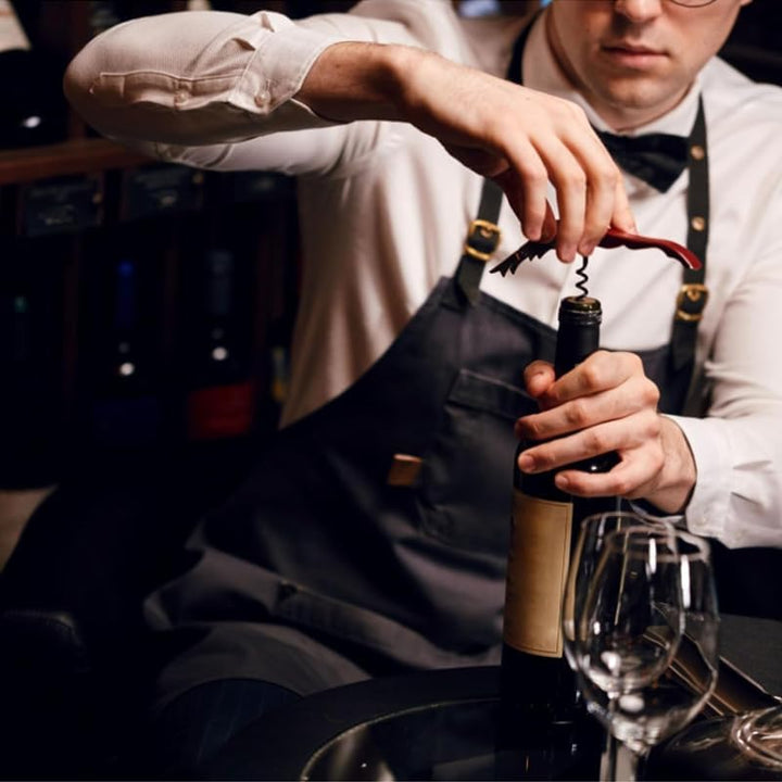 10 Stück Gelb Kellnermesser 3-in-1 Flaschenöffner | Korkenzieher Edelstahl, Weinöffner für Sommelier