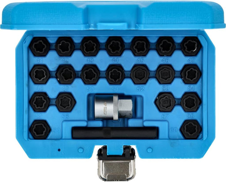 BRILLIANT TOOLS BT691050 Felgenschloss-Sortiment für BMW, 22-tlg [Powered by KS TOOLS]