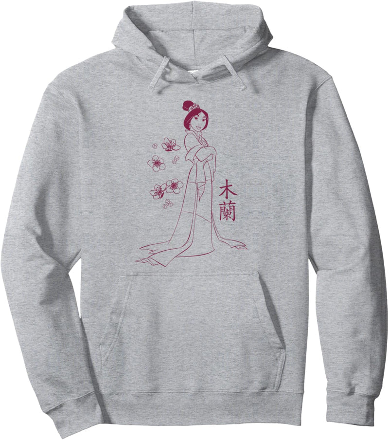 Disney Mulan Outline Pullover Hoodie