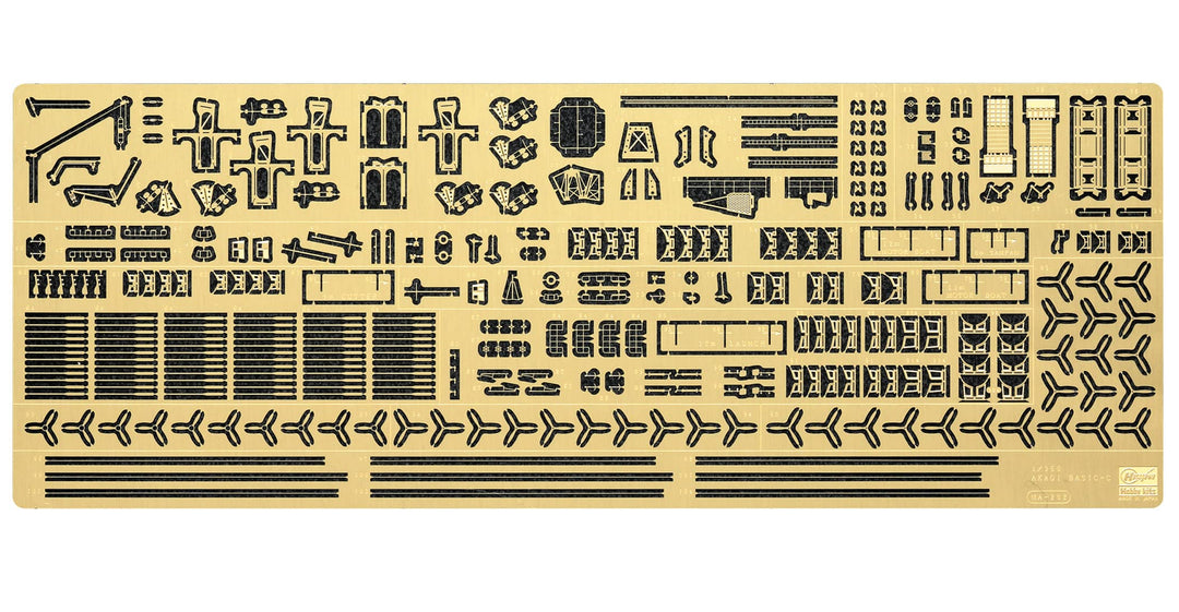 Hasegawa QG28 - Detail Up Etching Parts Basic C for IJN Aircraft Carrier Akagi
