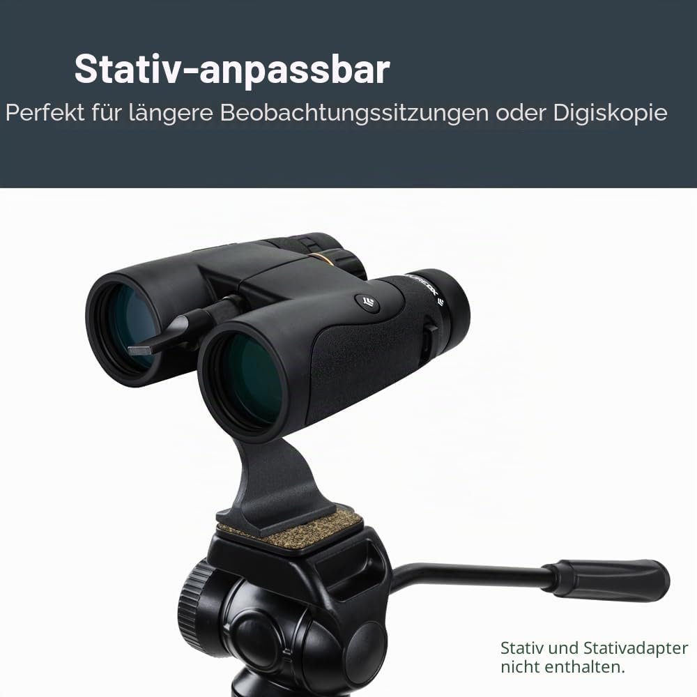 Celestron 72322 Nature DX 8x42 Fernglas für Natur- und Vogelbeobachtungen, vollvergüter mit BaK-4-Pr