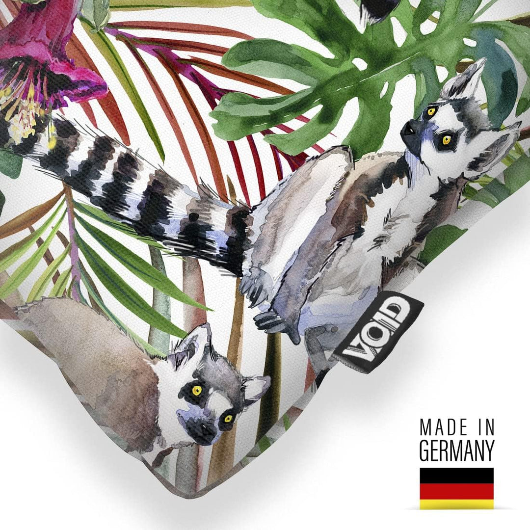 VOID Lemuren Dschungel Kissenbezug Kissenhülle Sofakissen Kissen Deko Outdoor-Kissen Dekokissen, Kis